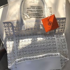 Tory Burch White Tote